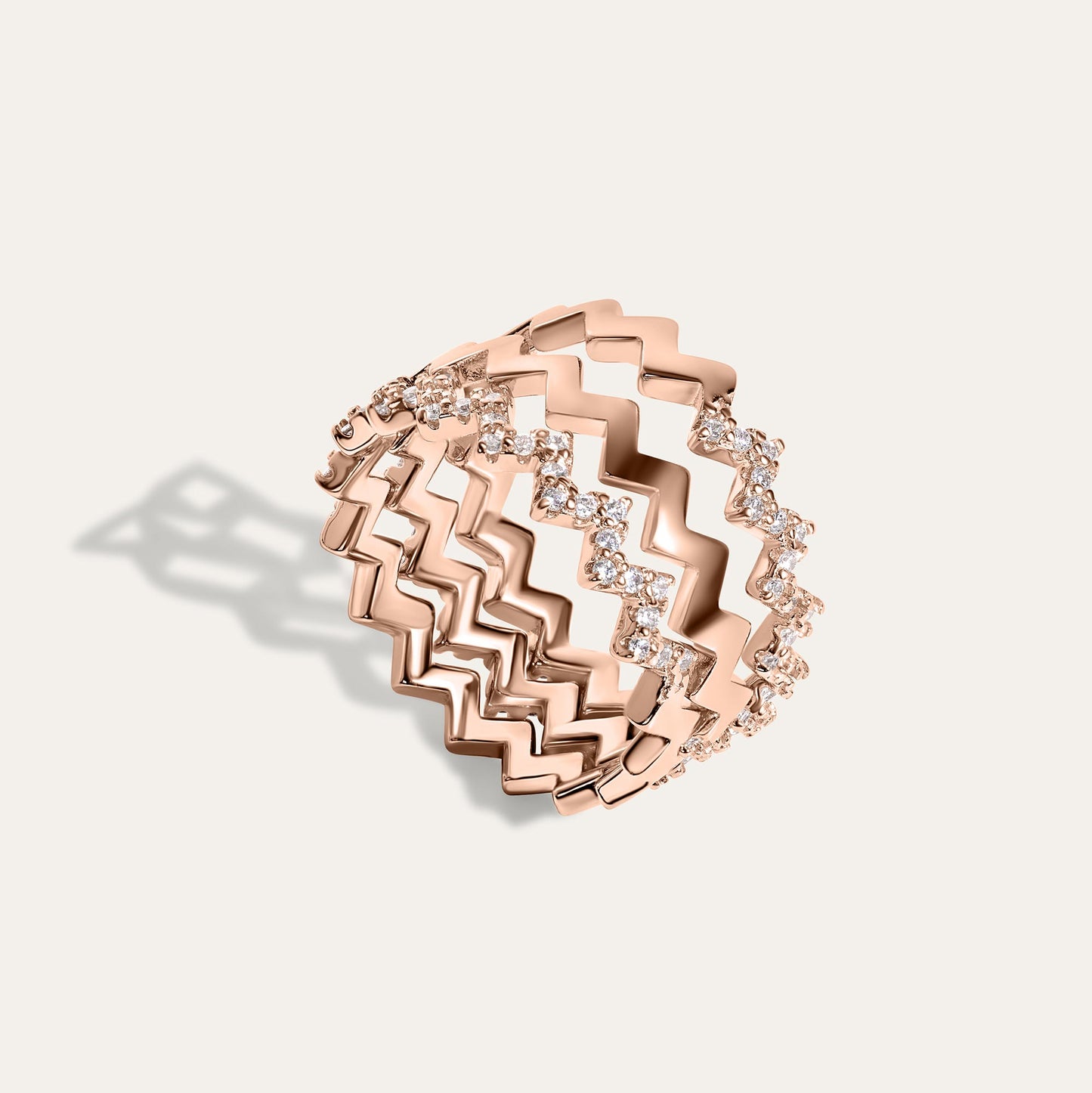 Anello Zig Zag