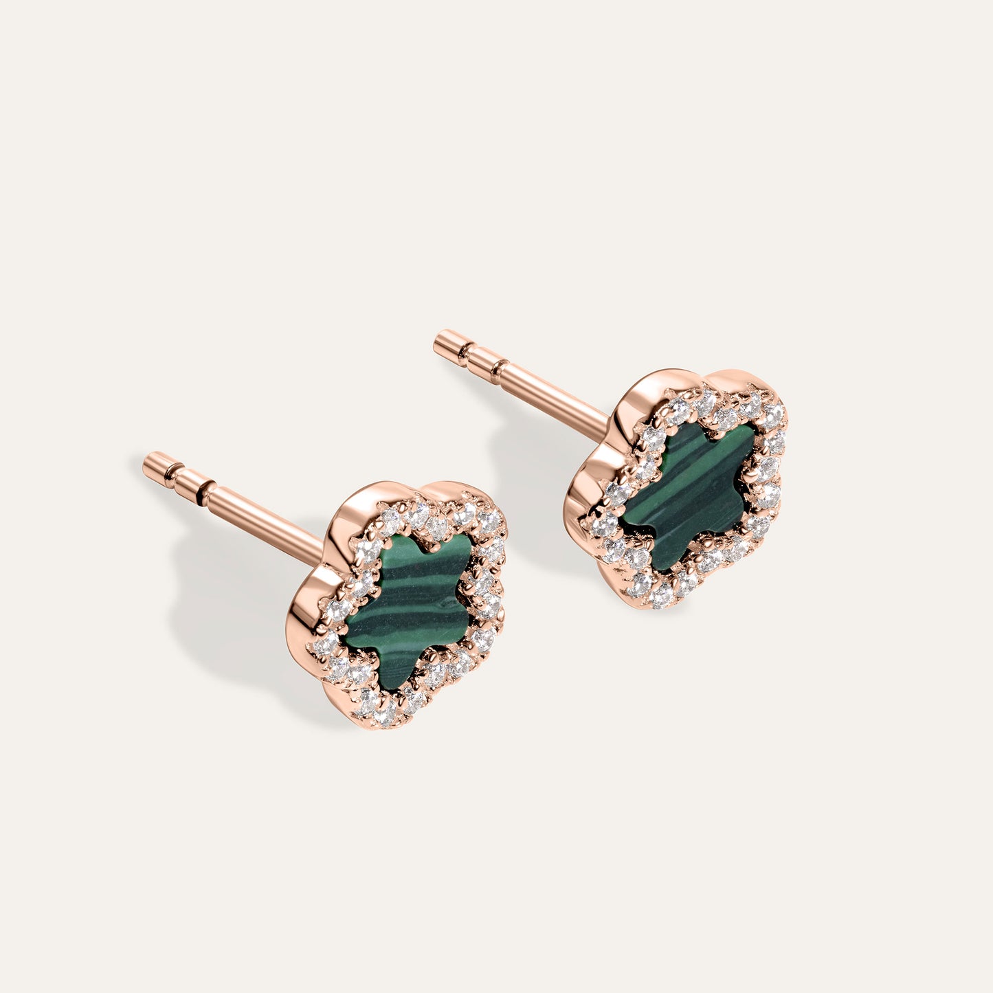 Orecchini Malachite Blossom Small